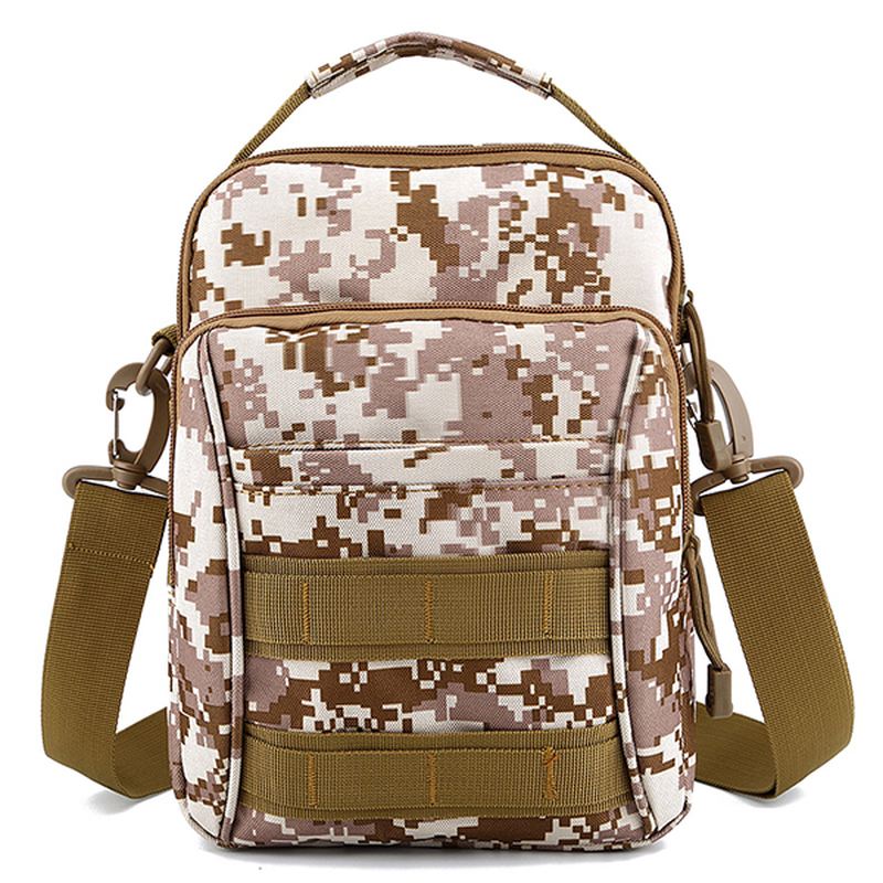 Mænd Udendørs Sport Rejse Camouflage Farve Taktisk Skulder Crossbody Taske