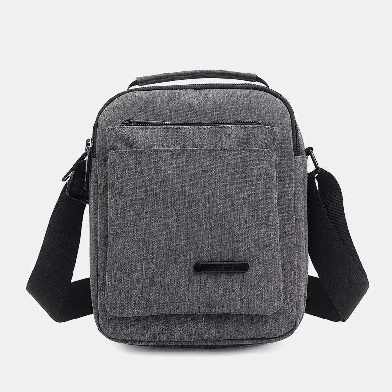 Mænd Vandtæt Casual Nylon Crossbody Taske Skuldertaske Til Udendørs Kontor