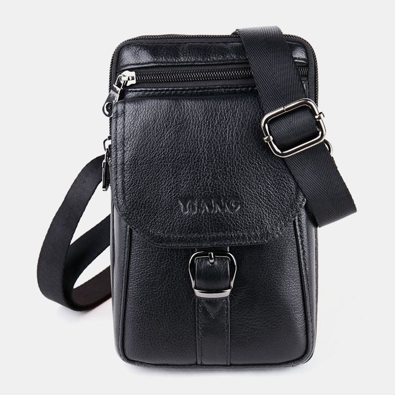 Mænd Vintage Skuldertaske Crossbody Taske Taljetaske Telefontaske