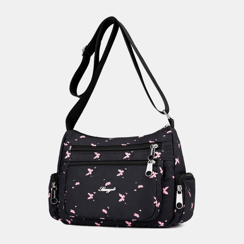 Moderigtig Nylon Afslappet Skuldertaske Crossbody-taske