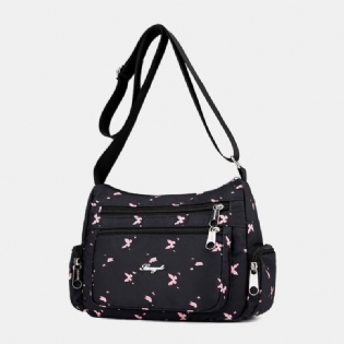 Moderigtig Nylon Afslappet Skuldertaske Crossbody-taske