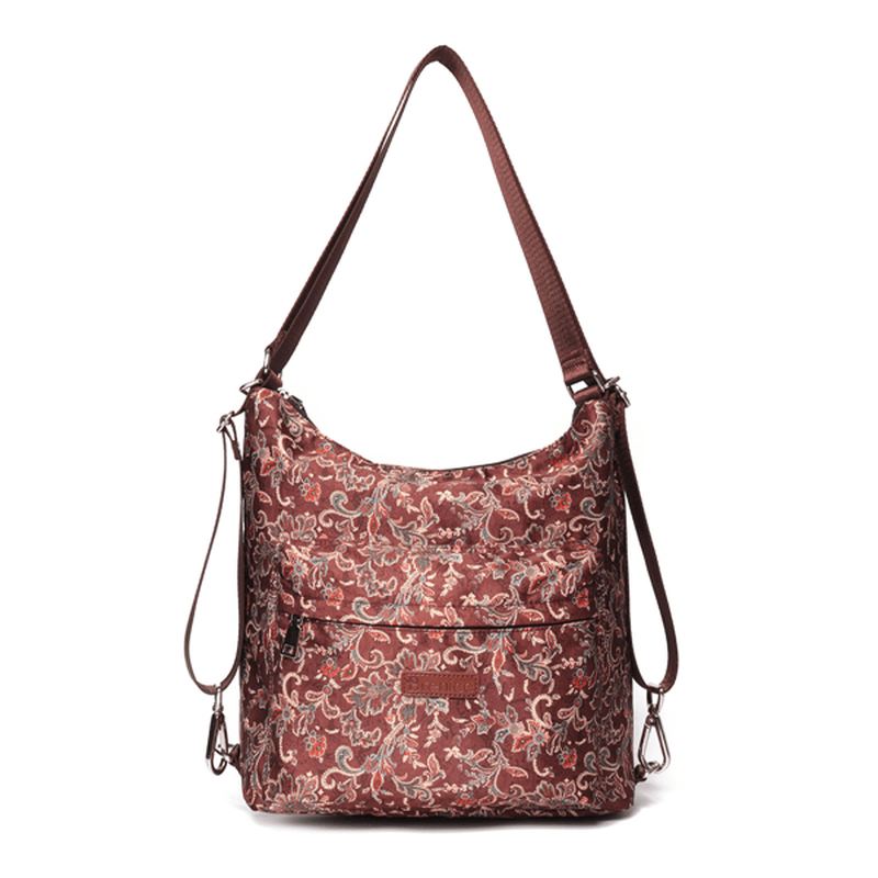 National Floral Travel Kvinder Rygsæk Crossbody Taske