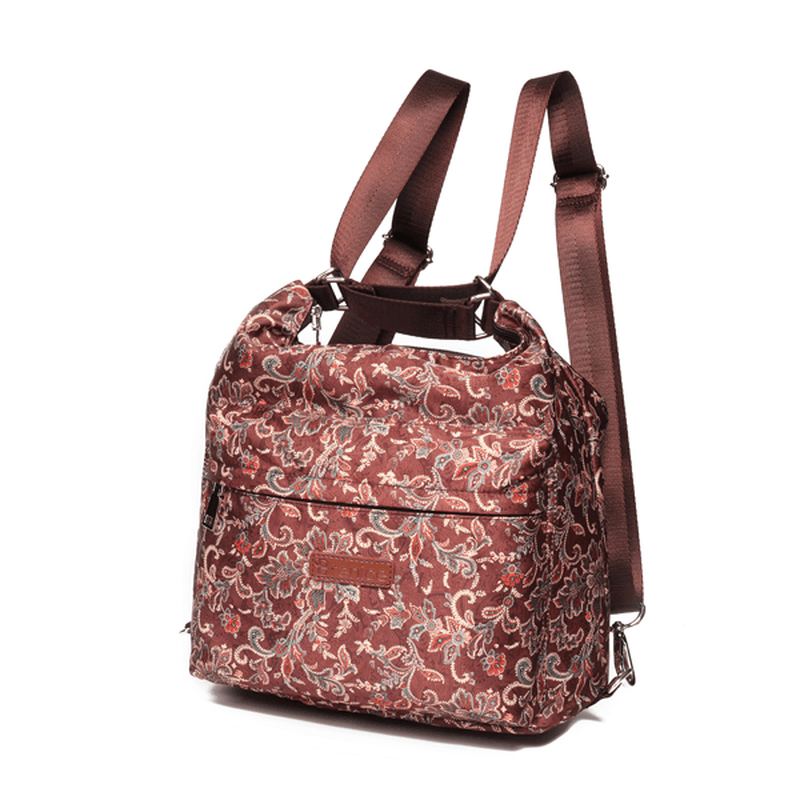 National Floral Travel Kvinder Rygsæk Crossbody Taske