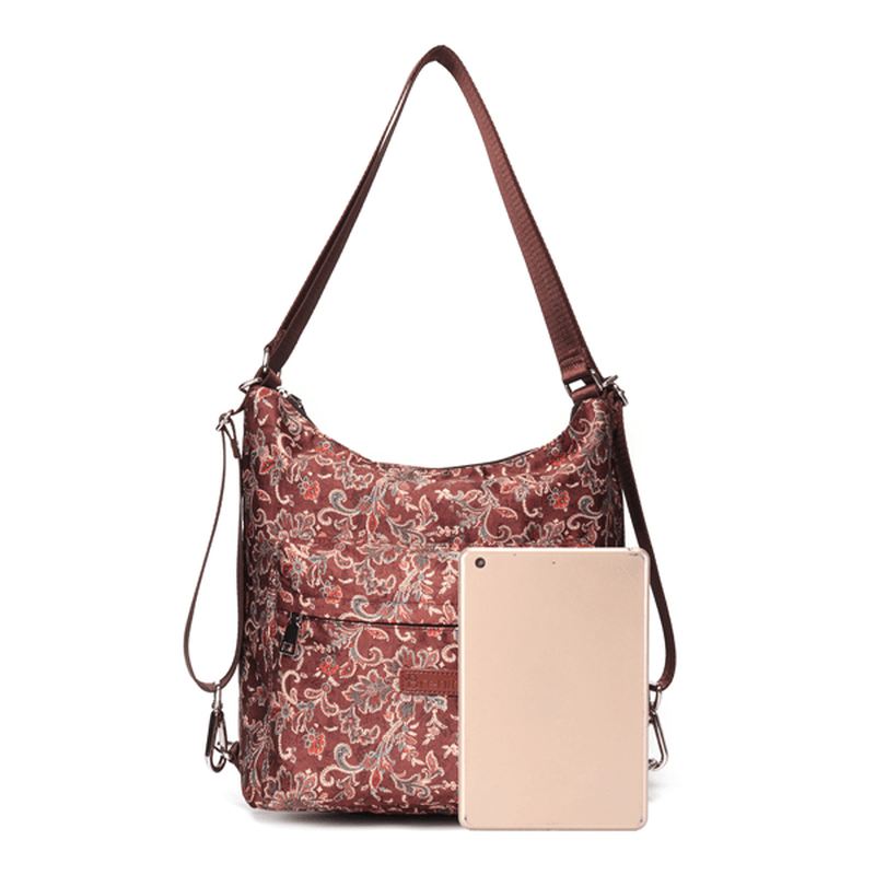 National Floral Travel Kvinder Rygsæk Crossbody Taske