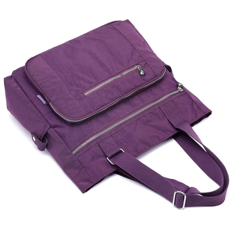 Nylon Skuldertaske Multifunktionel Messenger Pusletaske Til Kvinder