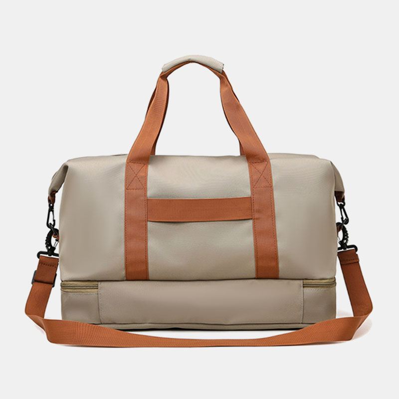 Unisex To-lags Crossbody-taske Med Stor Kapacitet 32l Oxford Multi-lommer Vandtæt Håndtaske Sommerrejser