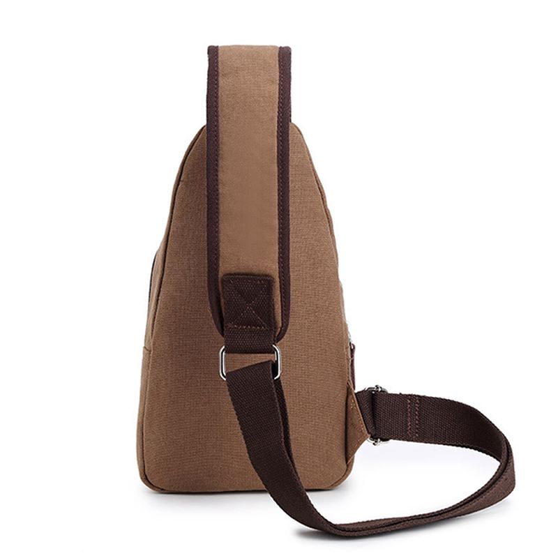 Vintage Canvas Casual Outdoor Travel Brysttaske