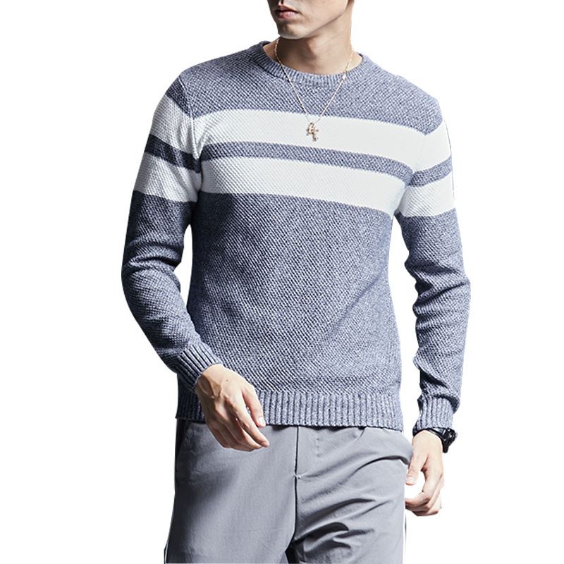 Herretrøje All-match All-match Sweater Stribet Sweater Herre