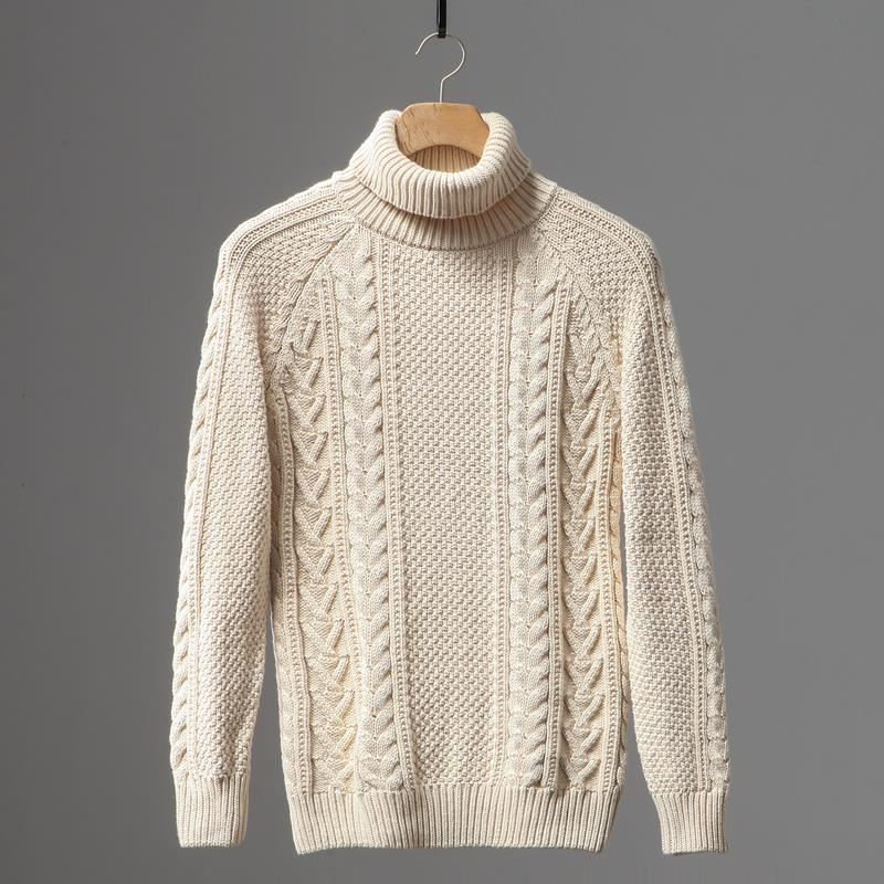 Pure Color Classic Twist Casual Sweater Vinter