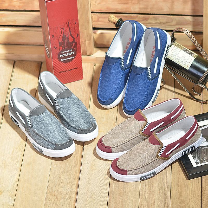 Mænd Canvas Casual Bløde Loafers