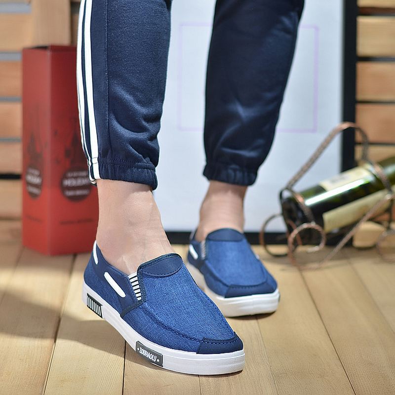 Mænd Canvas Casual Bløde Loafers