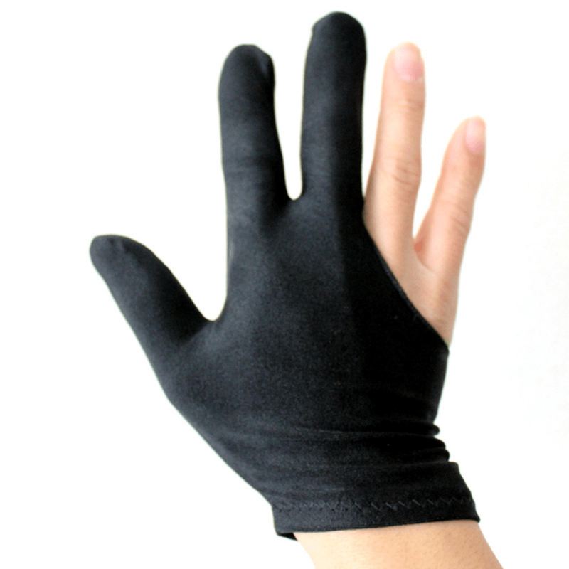 Billard Tre-finger Handsker Full Finger Gloves Club Billard Handsker Venstre Hånds Adgangskode Billardhandsker