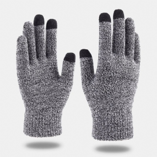 Herre & Vanter : uld, læder, touchscreen og fingerløse