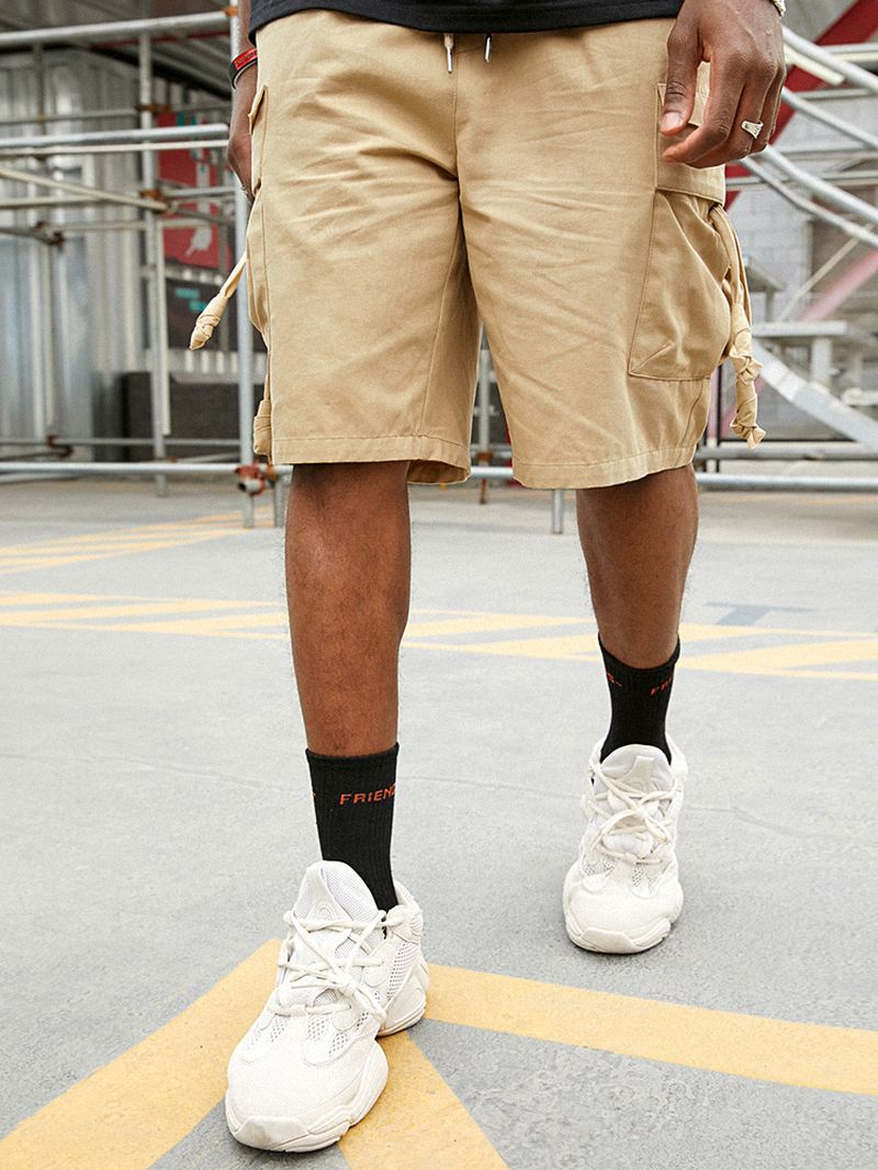 Herre Casual 100% Bomuldslommer Cargo Shorts