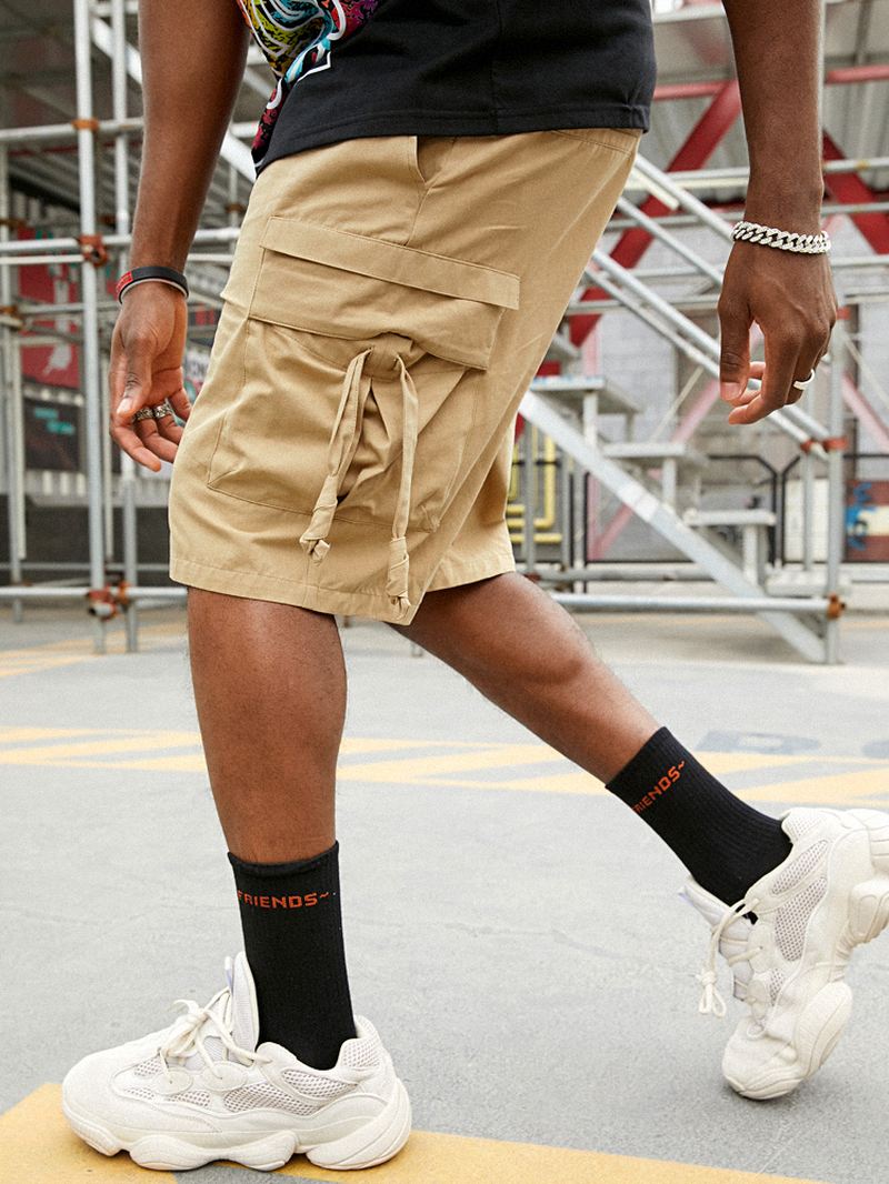 Herre Casual 100% Bomuldslommer Cargo Shorts