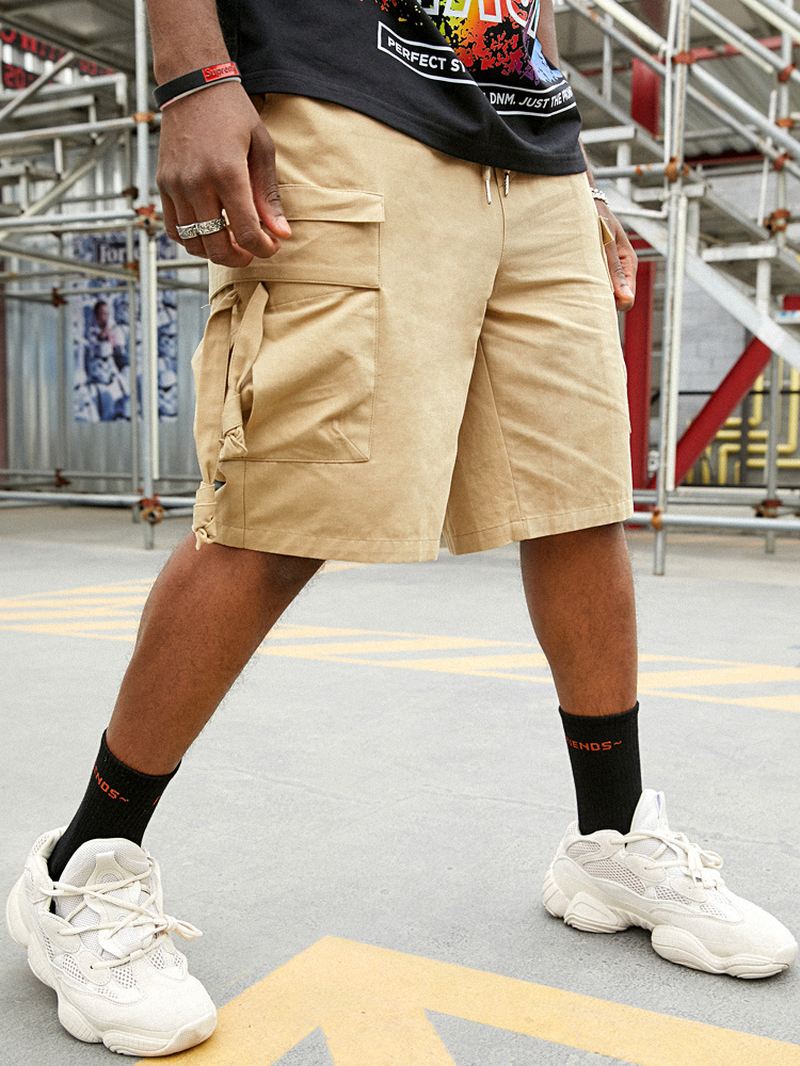 Herre Casual 100% Bomuldslommer Cargo Shorts