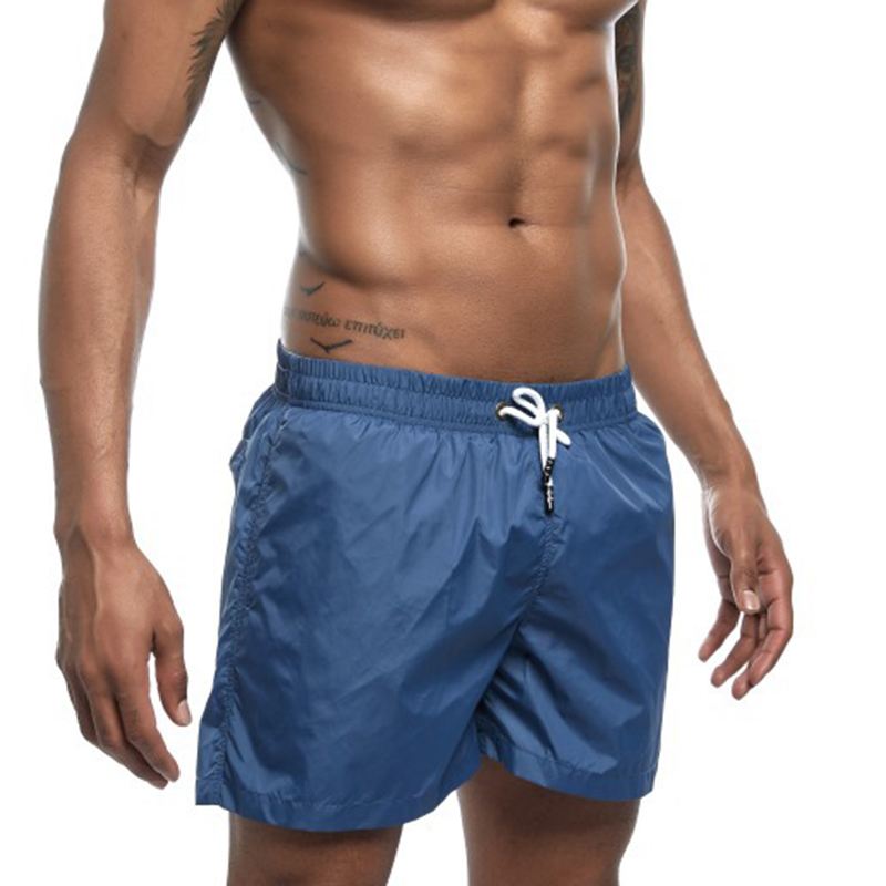 Herre Ensfarvet Sommer Tynde Casual Board Shorts