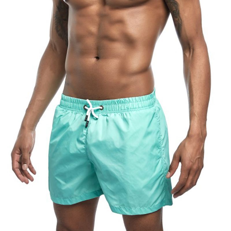 Herre Ensfarvet Sommer Tynde Casual Board Shorts