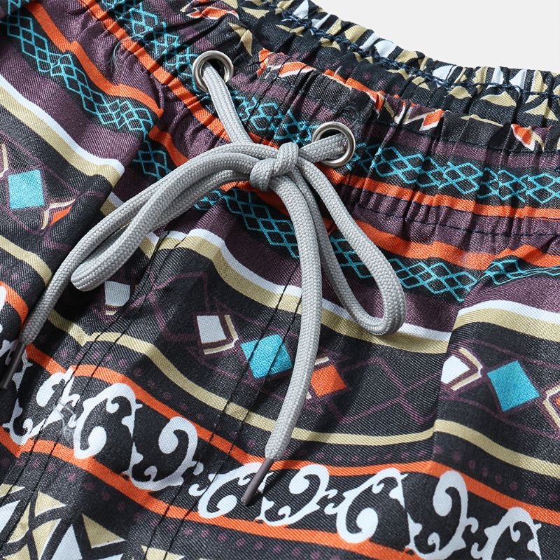 Herre Etnisk Stil Mønster Casual Beach Board Shorts