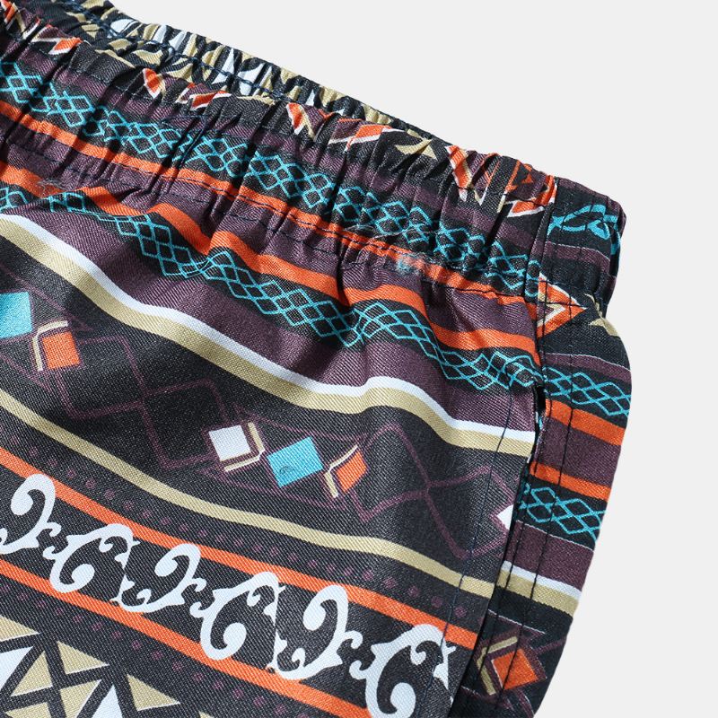 Herre Etnisk Stil Mønster Casual Beach Board Shorts