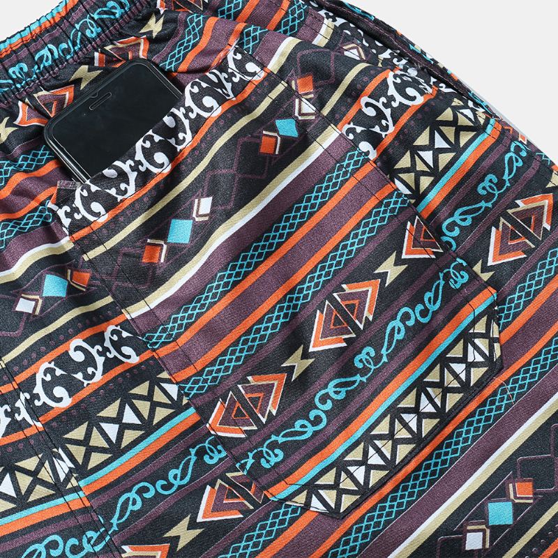 Herre Etnisk Stil Mønster Casual Beach Board Shorts