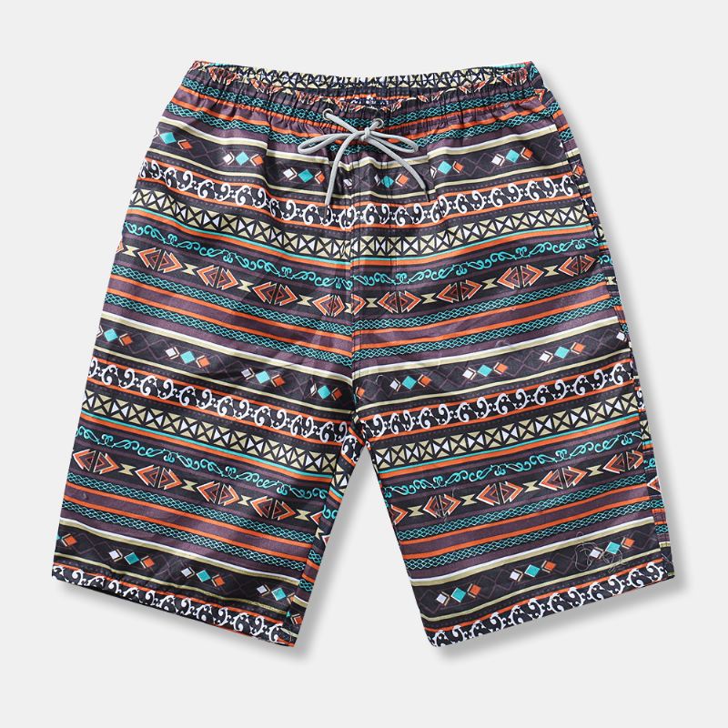 Herre Etnisk Stil Mønster Casual Beach Board Shorts