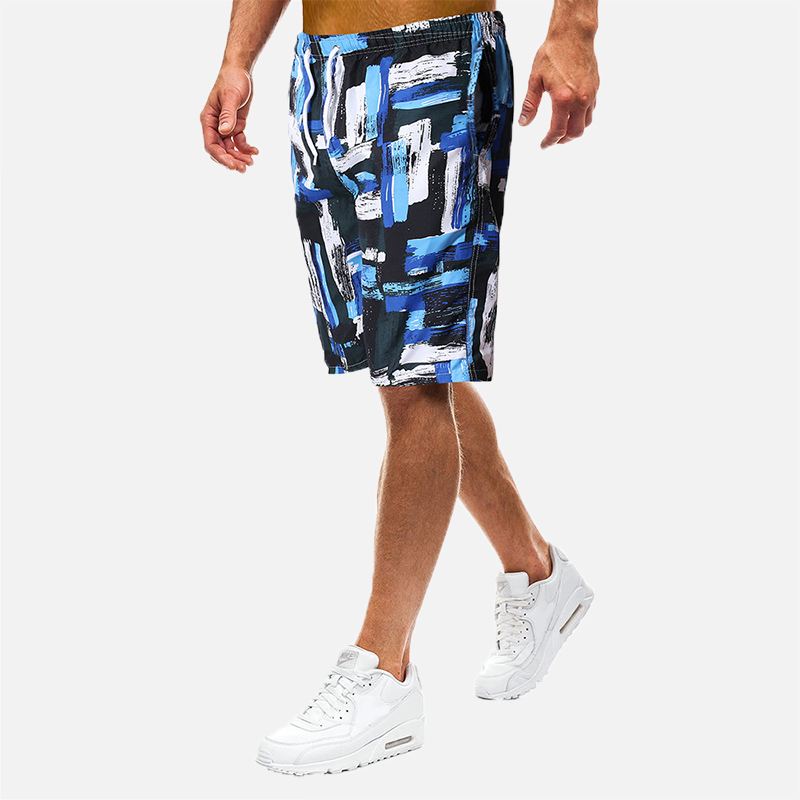 Herre Summer Beach Vacation Loose Printed Board Shorts