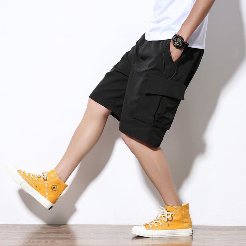 Large Størrelse Tooling Shorts Mænd Loose Trend Five Pants