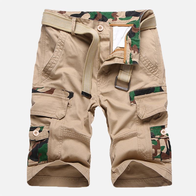 Mænd Camouflage Multi Lommer Military Outdoor Relaxed Shorts