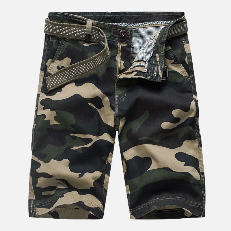 Mænd Camouflage Multi Lommer Military Outdoor Relaxed Shorts