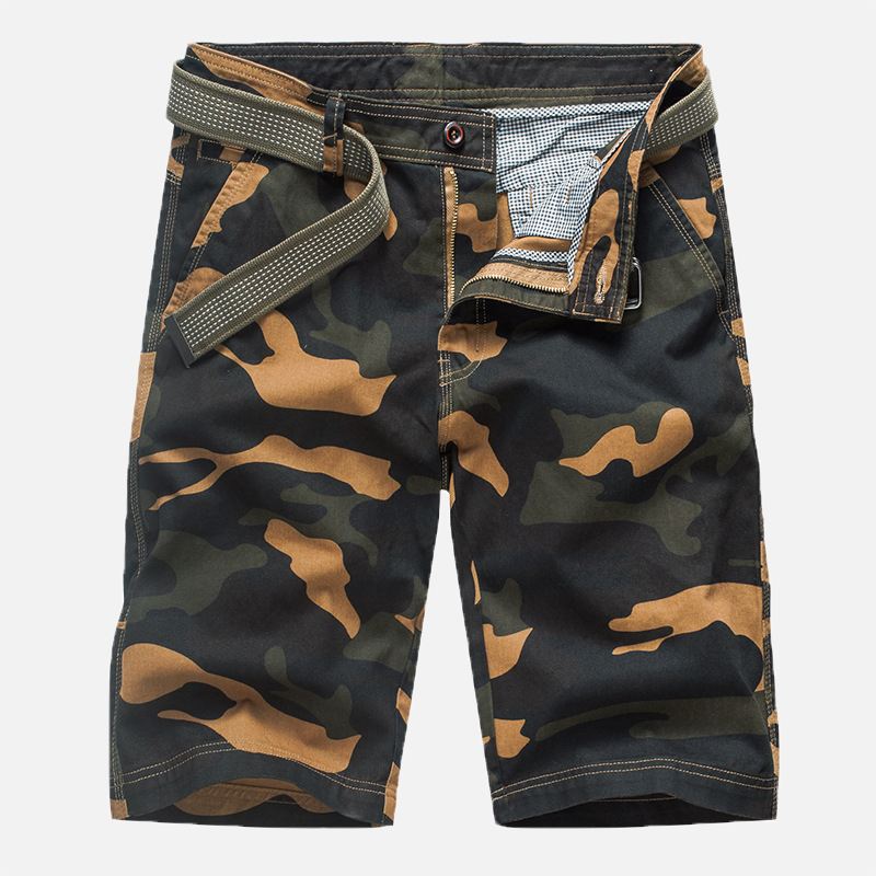 Mænd Camouflage Multi Lommer Military Outdoor Relaxed Shorts