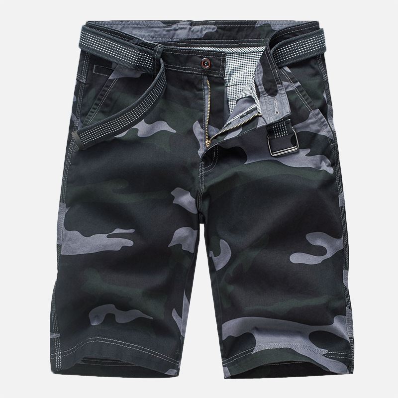 Mænd Camouflage Multi Lommer Military Outdoor Relaxed Shorts