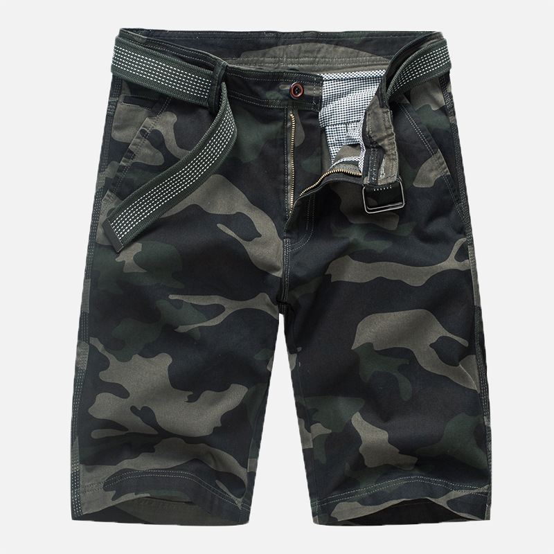 Mænd Camouflage Multi Lommer Military Outdoor Relaxed Shorts