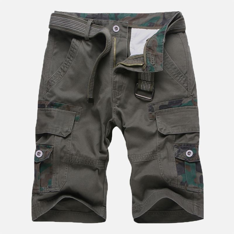 Mænd Camouflage Multi Lommer Military Outdoor Relaxed Shorts