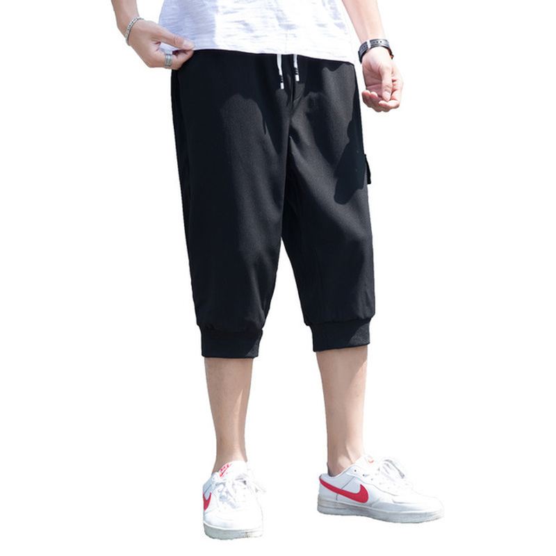 Mænd Casual Cropped Bukser Sports Beach Casual Tooling