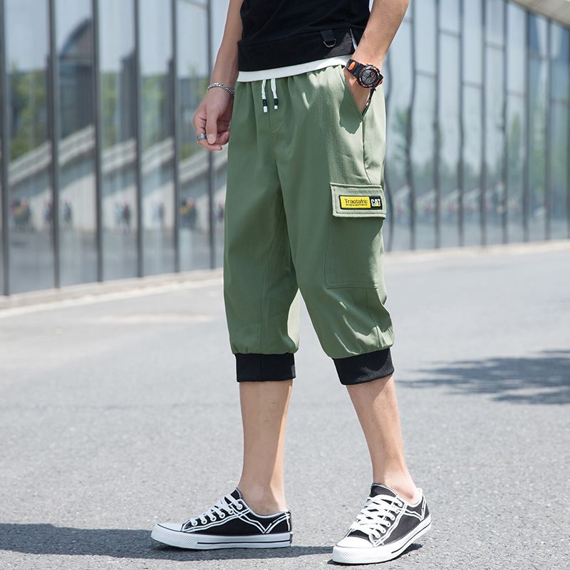 Mænd Casual Cropped Bukser Sports Beach Casual Tooling