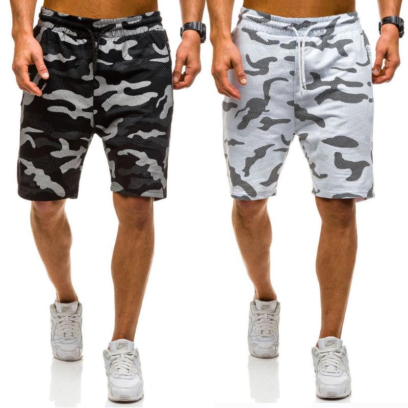 Mænds Casual Camouflage Løse Joggingbukser