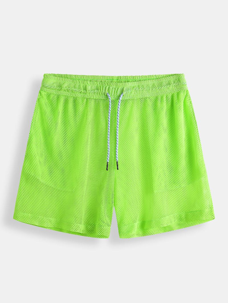 Mesh Almindelige Gennemsigtige Boardshorts