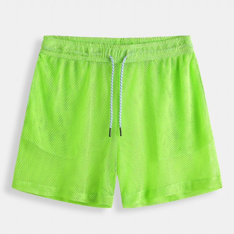 Mesh Almindelige Gennemsigtige Boardshorts