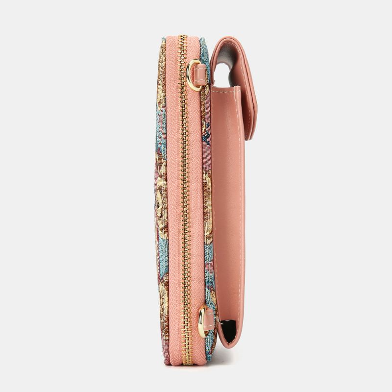 Kvinder Bjørnemønster 12 Kortpladser Telefonpung Crossbody-taske Clutches-taske