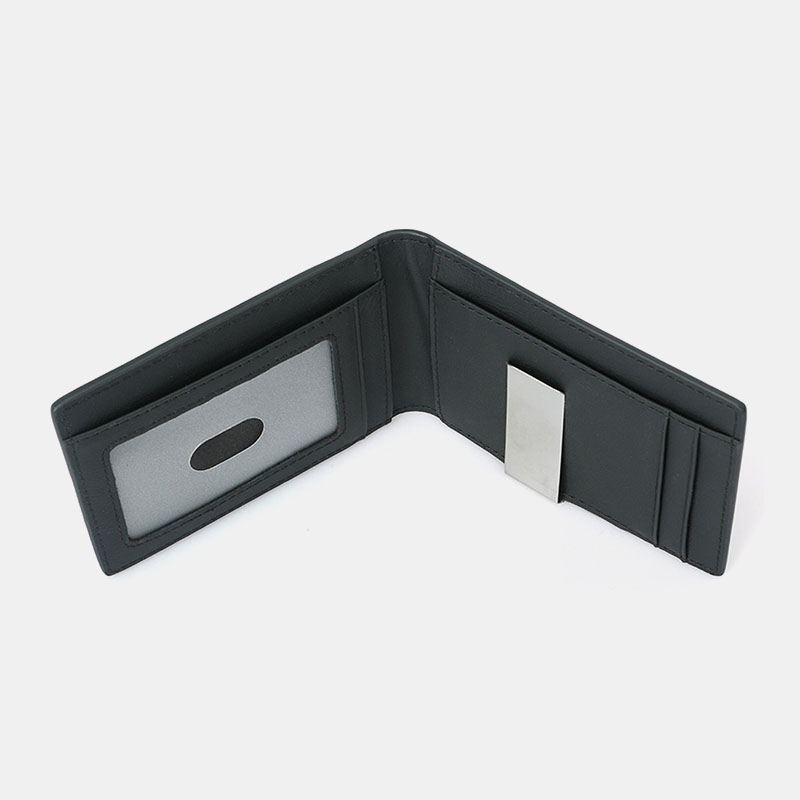 Mænd Multifunktion Business Carbon Fiber Us Dollar Clip Card Handel Kort Multi-card Slots Tegnebog