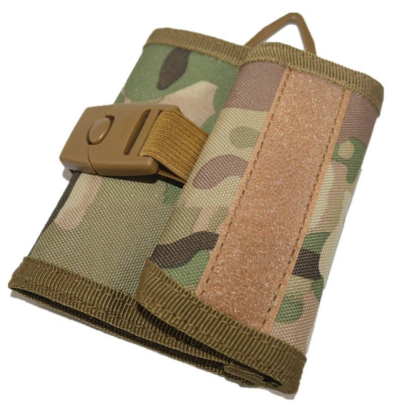 Mænd Tactical Waist Bag Outdoor Pouch Military Molle Wallet Card Holder Med Krog