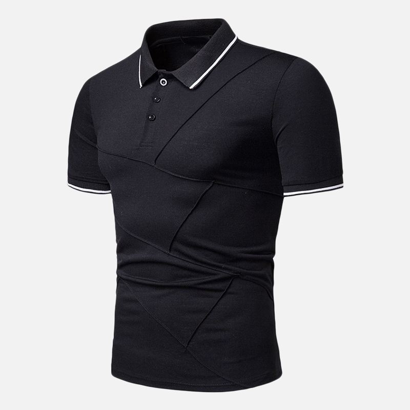 Herre Business Turn-down Krave Splejser Bomuld Slim Golf Shirts