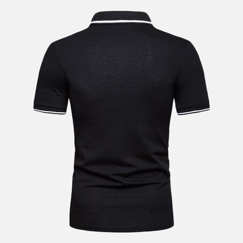 Herre Business Turn-down Krave Splejser Bomuld Slim Golf Shirts