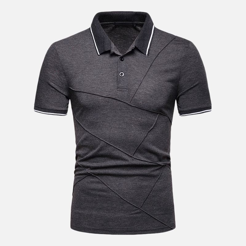 Herre Business Turn-down Krave Splejser Bomuld Slim Golf Shirts