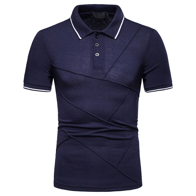 Herre Business Turn-down Krave Splejser Bomuld Slim Golf Shirts