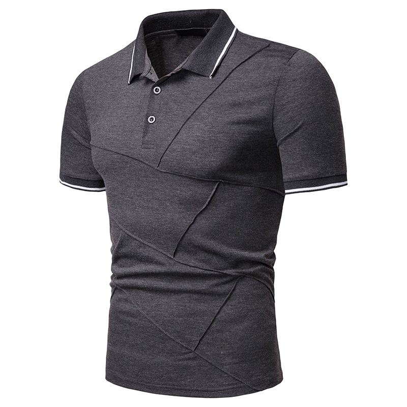 Herre Business Turn-down Krave Splejser Bomuld Slim Golf Shirts