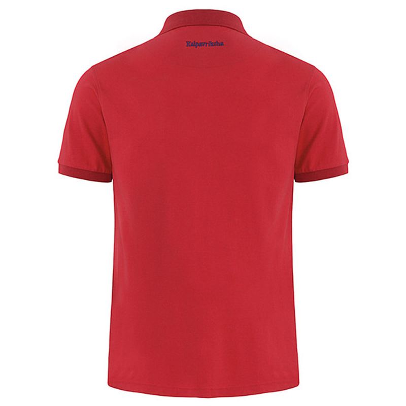 Herre Sommer Plus Størrelse Pure Color Golf Shirt Turn-down Krave Løse Kortærmede Toppe