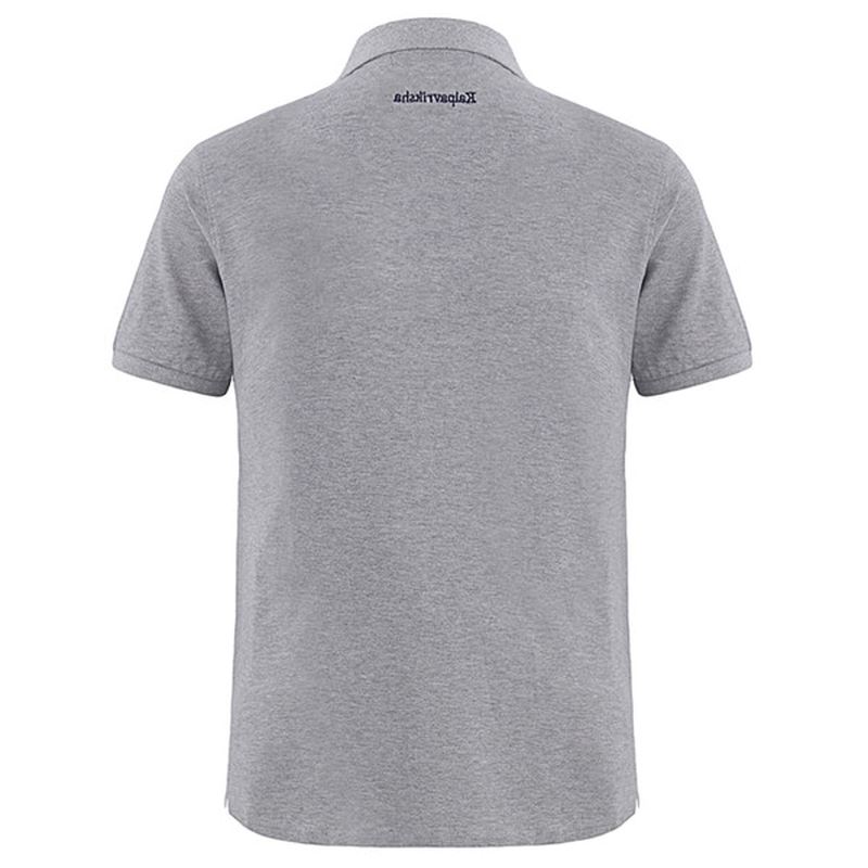 Herre Sommer Plus Størrelse Pure Color Golf Shirt Turn-down Krave Løse Kortærmede Toppe