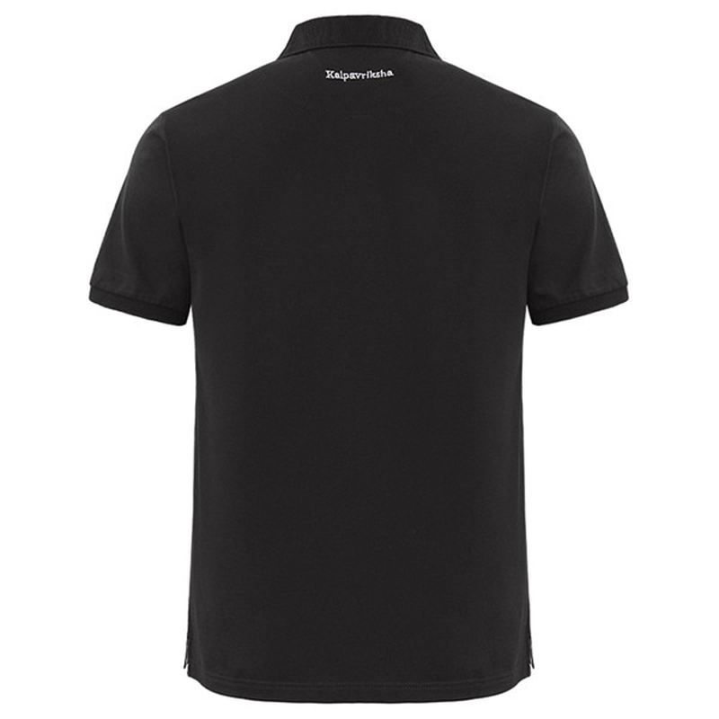 Herre Sommer Plus Størrelse Pure Color Golf Shirt Turn-down Krave Løse Kortærmede Toppe